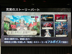 画像ギャラリー No.006のサムネイル画像 / AC版「SOUL REVERSE」の情報も解禁。山下七海さんと高橋李依さんが登場した，スマホ向けRPG「SOUL REVERSE ZERO」のステージをレポート