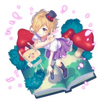 画像ギャラリー No.002のサムネイル画像 / 「のすたるじっくガールズ」黒板消しちゃん，サインペンちゃん，しかけ絵本ちゃんがNPパックに登場