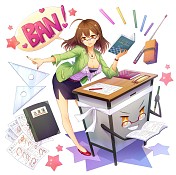 画像ギャラリー No.005のサムネイル画像 / 「のすたるじっくガールズ」，新たな学校用品「教卓」「ペーパーナイフ」「チョーク」が登場