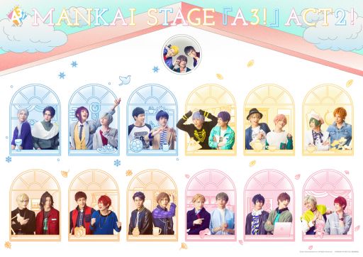 画像ギャラリー No.001のサムネイル画像 / 「MANKAI STAGE『A3!』〜Four Seasons LIVE 2024〜」,10月から11月にかけて開催決定。2025年にはACT3!シリーズの最新公演も