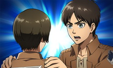 画像ギャラリー No.011のサムネイル画像 / 「進撃の巨人 死地からの脱出」,“絶望度”や“絆”といった探索パートのシステムが公開。ご褒美イベント用のスチルも
