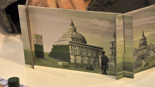 画像ギャラリー No.005のサムネイル画像 / ［SPIEL’16］QUEEN Gamesが贈る新作アブストラクトゲーム「GL&Uuml;X」試遊レポート。建築ゲームの「Monument World」も合わせて紹介