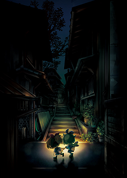 画像ギャラリー No.004のサムネイル画像 / 夜道探索アクション「夜廻」と「深夜廻」,PC版の配信がDMM GAMESストアで本日スタート
