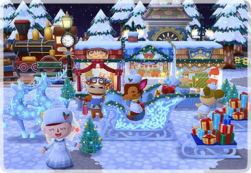画像ギャラリー No.007のサムネイル画像 / 「どうぶつの森 ポケットキャンプ」でクリスマスにちなんだイベントが開始に。家具を飾れる部屋「コテージ」など,新要素も登場