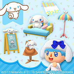 画像ギャラリー No.004のサムネイル画像 / 「どうぶつの森 ポケットキャンプ」にハローキティなどのアイテムが登場。7月11日より「サンリオキャラクターズコレクション」がスタート