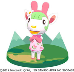 画像ギャラリー No.001のサムネイル画像 / 「どうぶつの森 ポケットキャンプ」でサンリオキャラクターズコレクション第2弾がスタート。ポムポムプリンとマイメロディをモチーフにしたアイテムが登場