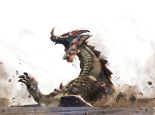 画像ギャラリー No.002のサムネイル画像 / 「モンスターハンターダブルクロス」で巨大古龍・ラオシャンロンが復活。ラオシャンロンのグッズが当たるTwitter企画も