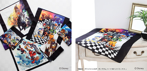 画像ギャラリー No.010のサムネイル画像 / 「キングダム ハーツ」シリーズのアートデザインハンカチとマイクロファイバーハンカチの先行予約受付を5月27日より開始