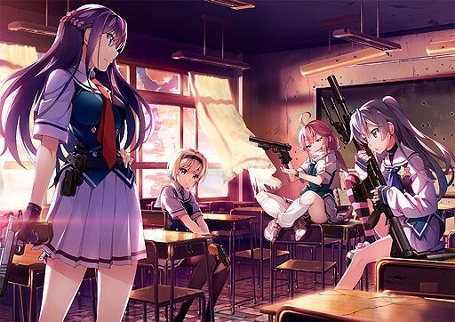 画像ギャラリー No.003のサムネイル画像 / フロントウイングがPC用ADV「グリザイア ファントムトリガー」を発表。第1巻と第2巻は2017年春発売,その後も順次続巻を展開へ