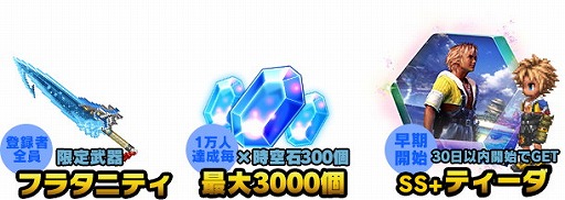 画像ギャラリー No.006のサムネイル画像 / FFシリーズの新作アプリ「ファイナルファンタジー レジェンズII」が正式発表。事前登録を行って“ティーダ”にちなんだ装備品をもらおう