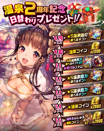 画像ギャラリー No.001のサムネイル画像 / 「デスチャ」で魔界温泉の実装2周年を記念したイベントが多数開催