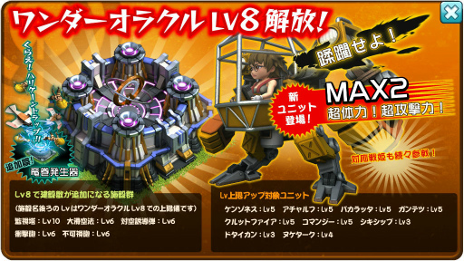 画像ギャラリー No.002のサムネイル画像 / 「ワンオラ」“ワンダーオラクル”Lv8が開放，強力ユニット「MAX2」も追加