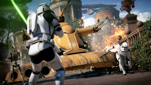 画像ギャラリー No.002のサムネイル画像 / 「STAR WARS バトルフロント II」マルチプレイが体験できるオープンβテストが,10月上旬にスタート。予約購入者は10月4日からアクセス可能に