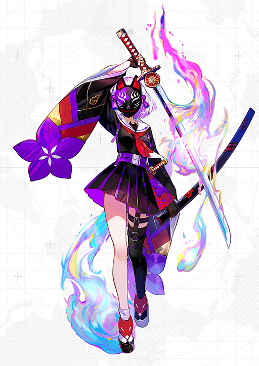 画像ギャラリー No.002のサムネイル画像 / 「#コンパス」新オリジナルヒーロー・狐ヶ咲甘色が登場。ログインボーナスなども実施