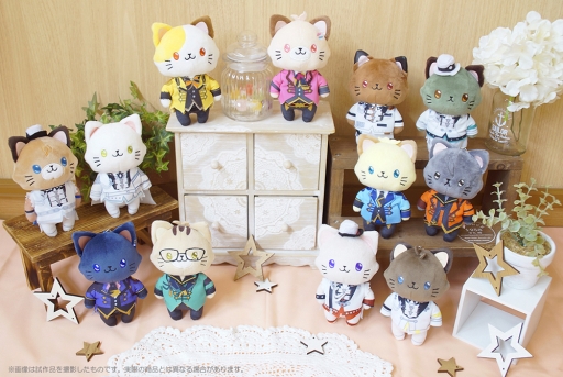 画像ギャラリー No.003のサムネイル画像 / 「ツキウタ。」withCAT アイマスク付きぬいぐるみキーホルダーが9月に発売決定。予約受付中