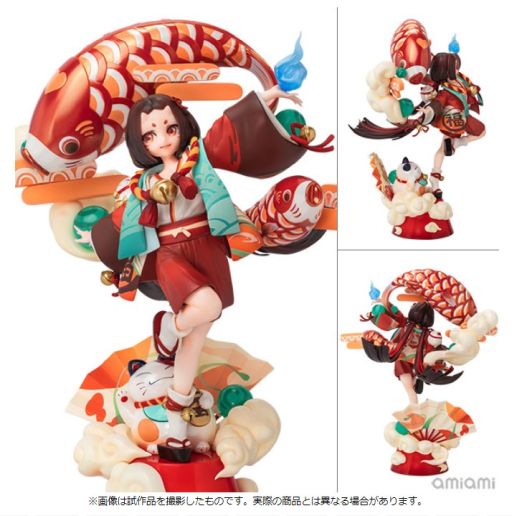 画像ギャラリー No.001のサムネイル画像 / 「陰陽師」の“座敷童子 福來運至”が1/7スケールフィギュアに。予約受付中