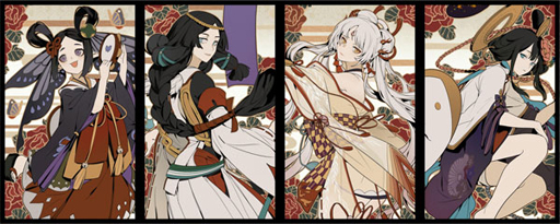 画像ギャラリー No.003のサムネイル画像 / 「陰陽師」より“アクリルストラップ”や“折りたたみ傘”など花札シリーズのグッズが登場