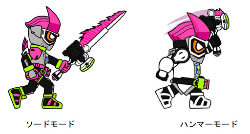 画像ギャラリー No.003のサムネイル画像 / 新作スマホ向けアプリ「仮面ライダーエグゼイド×チャリ走」，事前登録の受付を開始