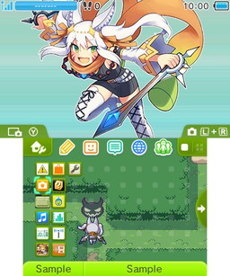 画像ギャラリー No.001のサムネイル画像 / 「ブレイブダンジョン」の3DS用テーマ第2弾が配信開始。ルディとストイの2種類