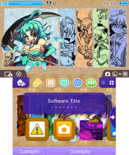 画像ギャラリー No.001のサムネイル画像 / 「ブレイブダンジョン」イラストコンテスト受賞作品の3DS用テーマ第4弾が登場