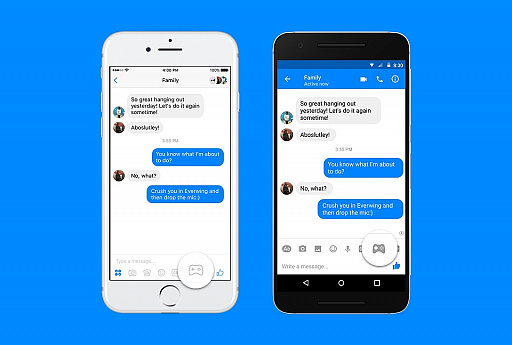 画像ギャラリー No.002のサムネイル画像 / Facebook,メッセージアプリ「Messenger」やニュースフィード上で手軽にゲームが楽しめる新機能「Instant Games」のサービスをスタート