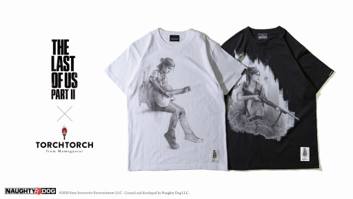 画像ギャラリー No.001のサムネイル画像 / 「The Last of Us Part II」とのコラボTシャツがTORCH TORCHより9月27日に発売。イラストには青木 薫氏と芳川氏が参加