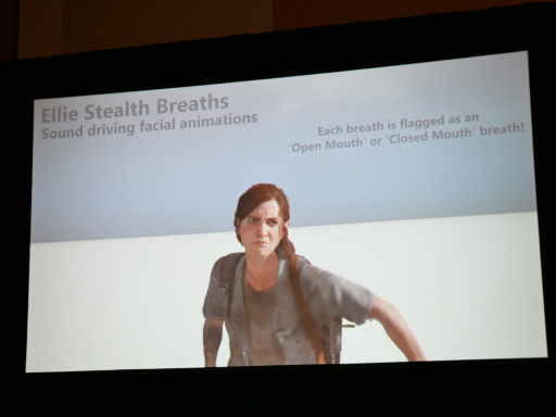 画像ギャラリー No.008のサムネイル画像 / ［GDC 2023］このゲームのキャラクターは呼吸音からして違う！ 「The Last of Us」シリーズの“息づかい専用のオーディオシステム”についてスタッフが解説