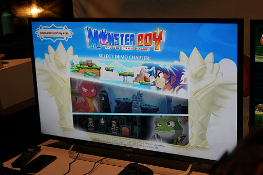 画像ギャラリー No.001のサムネイル画像 / 「モンスターワールド」公認オマージュ作「Monster Boy And The Cursed Kingdom」のプレイレポート。内容は「II」風ながらペペログゥも登場