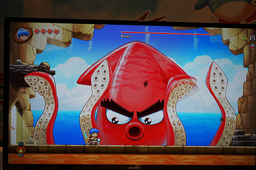 画像ギャラリー No.005のサムネイル画像 / 「モンスターワールド」公認オマージュ作「Monster Boy And The Cursed Kingdom」のプレイレポート。内容は「II」風ながらペペログゥも登場