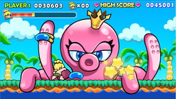 画像ギャラリー No.011のサムネイル画像 / 「モンスターワールド」公認オマージュ作「Monster Boy And The Cursed Kingdom」のプレイレポート。内容は「II」風ながらペペログゥも登場
