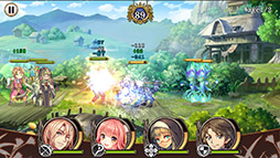 画像ギャラリー No.002のサムネイル画像 / 事前登録者数10万人達成のスマホ向けRPG「ヘリックスホライゾン」が配信開始。敵を画面端から押し出す「リング・アウトシステム」に注目