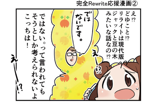 画像ギャラリー No.002のサムネイル画像 / 「Rewrite Ignis Memoria」,ちょぼらうにょぽみ氏の応援4コマ漫画が公開