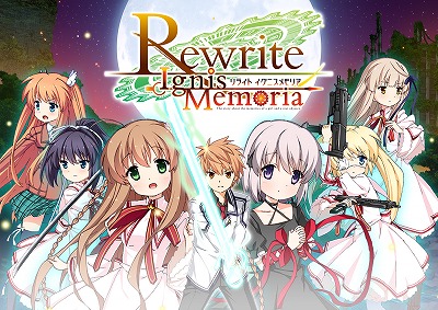 画像ギャラリー No.001のサムネイル画像 / ゲームオリジナルのストーリーを50本以上収録。ビジュアルアーツの新作アプリ「Rewrite IgnisMemoria」が本日サービスイン