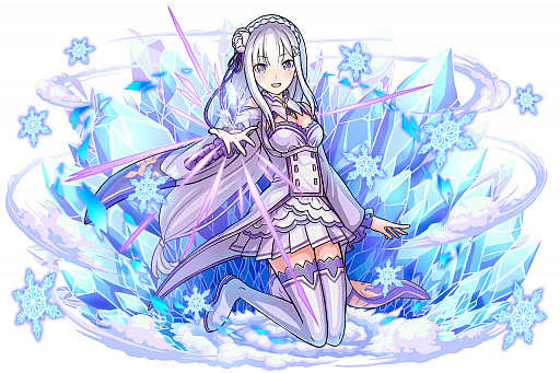 画像ギャラリー No.001のサムネイル画像 / 「ドラゴンエッグ」とTVアニメ「リゼロ」のコラボが復刻。限定ガチャに“人気キャラ”のエミリアとレムが登場
