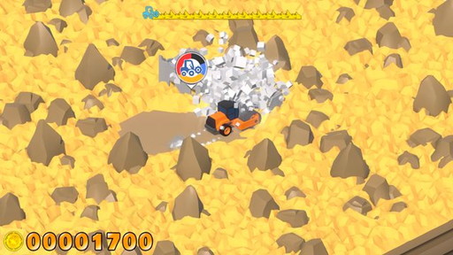 画像ギャラリー No.002のサムネイル画像 / ロードローラーを操るアクションゲーム「ROBUST ROAD ROLLER」のPC版が発売