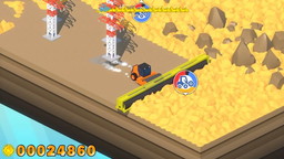 画像ギャラリー No.005のサムネイル画像 / ロードローラーを操るアクションゲーム「ROBUST ROAD ROLLER」のPC版が発売