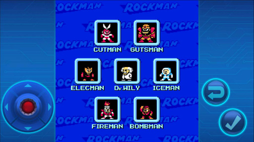 画像ギャラリー No.005のサムネイル画像 / 2Dアクション「ロックマン」の第1〜6作がスマホに登場。“ボスラッシュモード”も追加される「ロックマン モバイル」シリーズが配信スタート