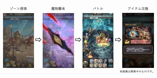 画像ギャラリー No.003のサムネイル画像 / 「ミトラスフィア」,ゾーン探索中に魔物が出現する新イベント「古の襲来」を実装