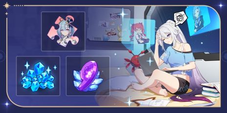 画像ギャラリー No.010のサムネイル画像 / 「崩壊3rd」，SPキャラ・グレーシュ「宙旅・絵星の巻」（CV：木野日菜）を実装。識の律者（CV：高山みなみ）が手に入るイベントも