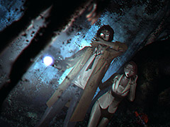 ホラーADV「死印」，第2章の怪異は体中に真っ黒なシミがある「森のシミ男」。純生文屋氏描き下ろしのイメージボードが公開に