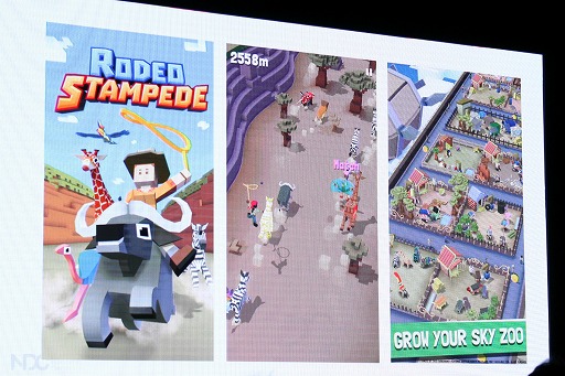 画像ギャラリー No.002のサムネイル画像 / 6000万DLを誇るスマホ向けアプリ「Rodeo Stampede」の開発者が講演。決め手のひとつは“動物園の経営者”という演出