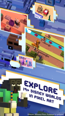 画像ギャラリー No.005のサムネイル画像 / go Game，ディズニー提供のスマホ向けゲームの東南アジア地域におけるパブリッシング権を獲得。第1弾「Disney クロッシーロード」が配信に