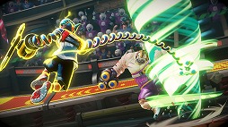 画像ギャラリー No.011のサムネイル画像 / 伸びる腕で戦うNintendo Switch向け格闘スポーツ「ARMS」が2017年春に発売