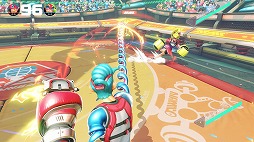 画像ギャラリー No.012のサムネイル画像 / 伸びる腕で戦うNintendo Switch向け格闘スポーツ「ARMS」が2017年春に発売
