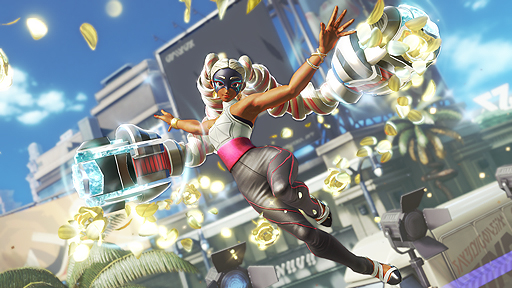画像ギャラリー No.003のサムネイル画像 / 「ARMS」，次回の先行オンライン体験会「のびーるウデだめし」に“のびーる美しい銀髪”で戦う新ファイター「ツインテーラ」が参戦へ