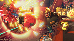 画像ギャラリー No.004のサムネイル画像 / 対戦アクション「ARMS」，ボスファイター「マックスブラス」が操作可能になるVer.2アップデートが本日配信。新ルール「ヘッドロック争奪戦」も