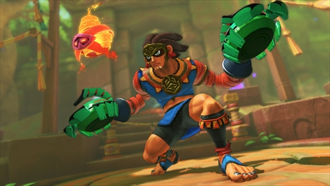 画像ギャラリー No.017のサムネイル画像 / 本日配信開始の「ARMS」Ver.4で新ファイター「ミサンゴ」，毒属性の新アーム，新ステージ，期間限定開催の新モードが追加。バランス調整も実施