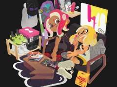 「Splatoon展 at TOWER RECORDS」がタワーレコード渋谷店で7月13日から開催。横幅約15メートルの年表や，amiiboの試作品などが展示予定