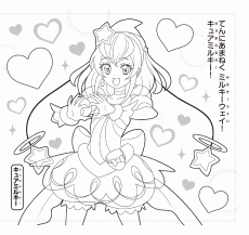 画像ギャラリー No.014のサムネイル画像 / 「スプラトゥーン2」のぬり絵5種がハッピーセットに6月14日から登場。誰でも簡単にキャラが描けるステンシルシート付き