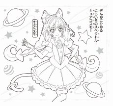 画像ギャラリー No.017のサムネイル画像 / 「スプラトゥーン2」のぬり絵5種がハッピーセットに6月14日から登場。誰でも簡単にキャラが描けるステンシルシート付き